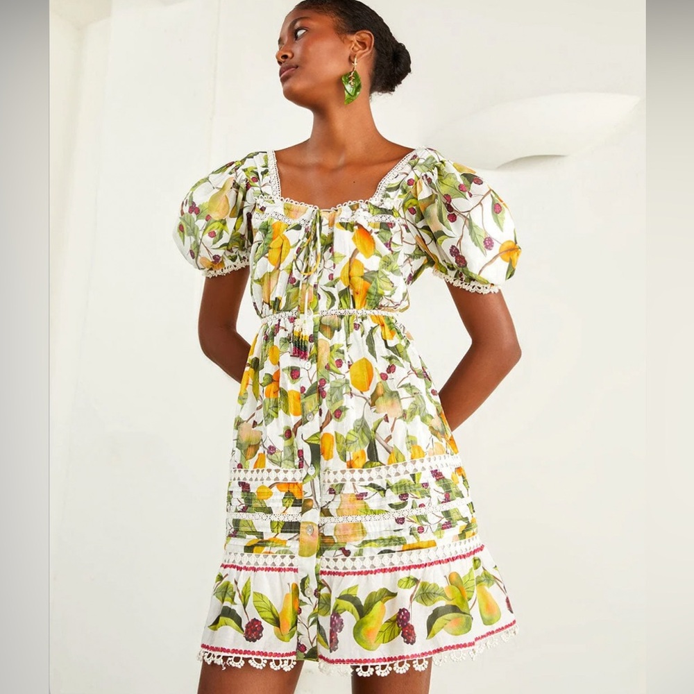 NWT Farm Rio Fruit Orchard Mini Dress Size M